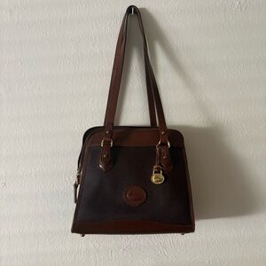 Dooney & Bourke Brown Leather Shoulder Bag